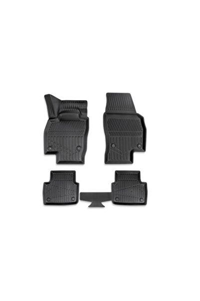 Deluxe Set covorașe auto din cauciuc Skoda Scala, 2019->, formă de tavă 3D