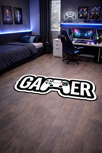 RUGRUMBA talpă antialunecare Cameră pentru tineri cu tematică Playstation Xbo...