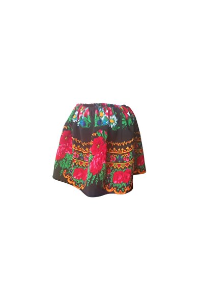 VIKI DISAIN Traditional Premium Jersey Skirt Poppies - 1/3 years