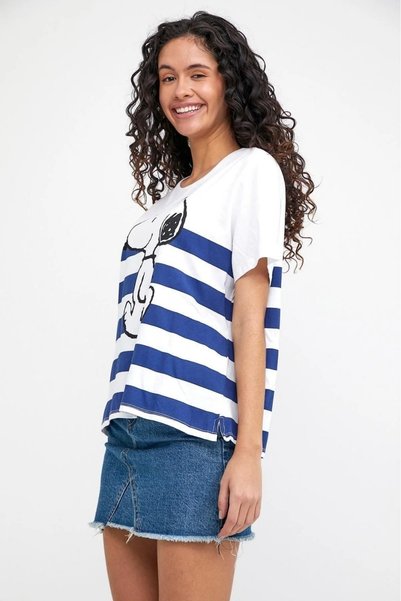 ALDAGÖR Women's Oversized Crew Neck Short Sleeve T-Shirt