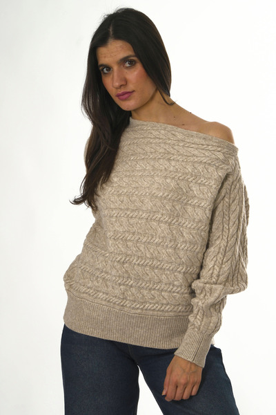 ABBRA سترة ياندان المنسوجة بالشعر