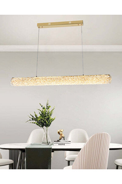 RFAN Candelabru LED, Model 5558/L800, Textură Cristal, Metal, 37W, Auriu