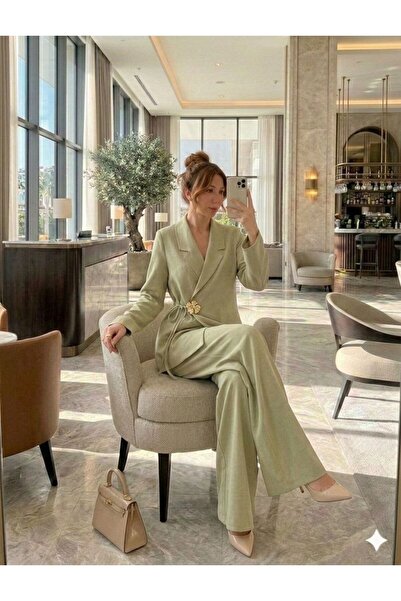 NERM KADIN TAKIM ELBİSE YANDAN BAĞLAMALI