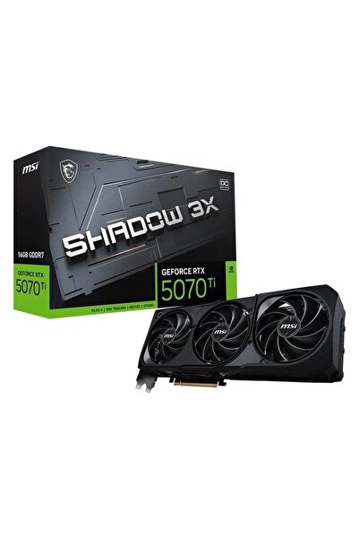 MSI GeForce RTX5070TI 16G SHADOW 3X - 16GB GDRR7 256 B DX12 PCIE 5.0 X16 (3XD...