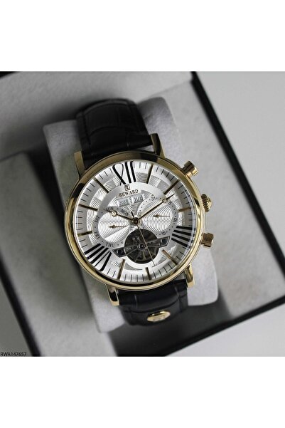 Reward Rwa147657 Leather Automatic Men's Wristwatch with Cord Strap