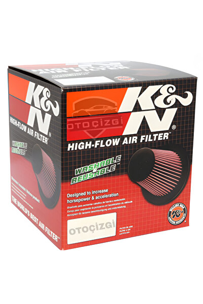 Oto Çizgi K&N Yüksek Spor Hava Filtresi – Universal Yıkanabilir High Flow Mot...
