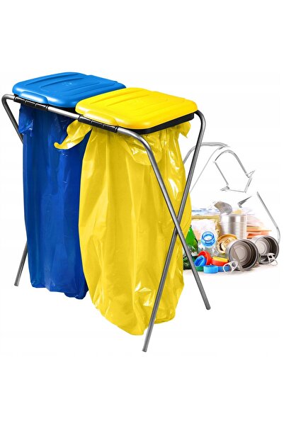KADAX Stand Frame Bin for 2 x 120L Bags for Waste Sorting Colors