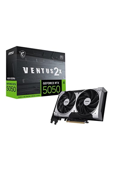 MSI GeForce RTX5050 Ventus 2X - 8G 8GB GDDR6 128 Bit DLSS 4 Ekran Kartı