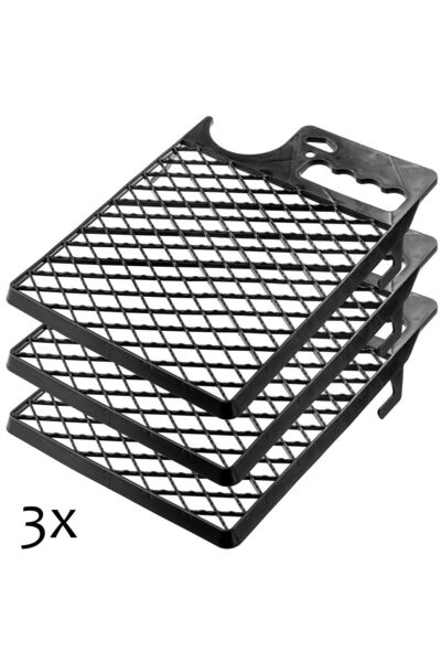 KADAX Grilă mică de pictură 230x305mm pentru rolă neagră cu suport pentru găl...