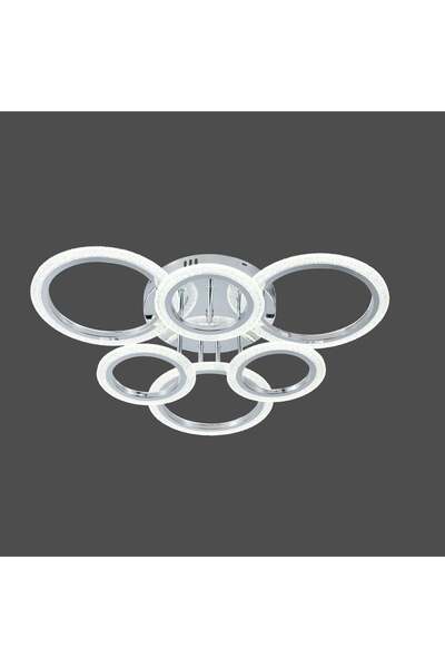 RFAN LED Chandelier, Model R9180/3+3, With Remote Control, 3 Light Types, 108...