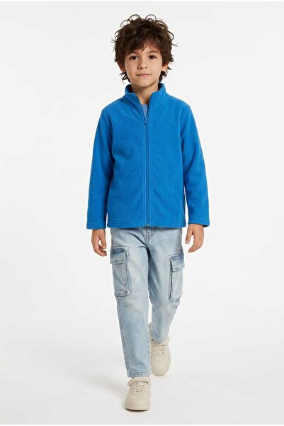 Mo Kids Sweatshirt with zipper closure