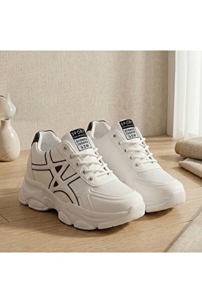 FASHION Chunky Wedge Sports Sneaker Shoes for Women