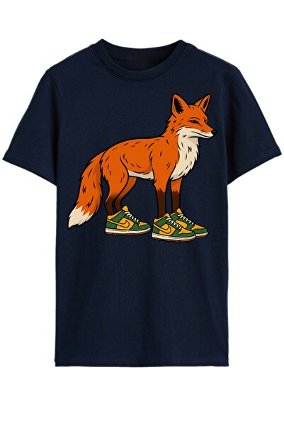 Rabona Fashion Tricou pentru copii cu design Fox in Sneaker Chase