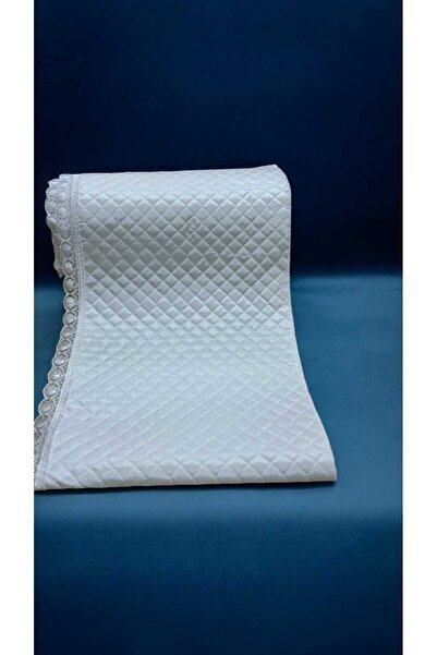 ozbience Kapitone Dantelli Dolap İçi Raf Örtüsü 35 cm En, 5 mt Boy