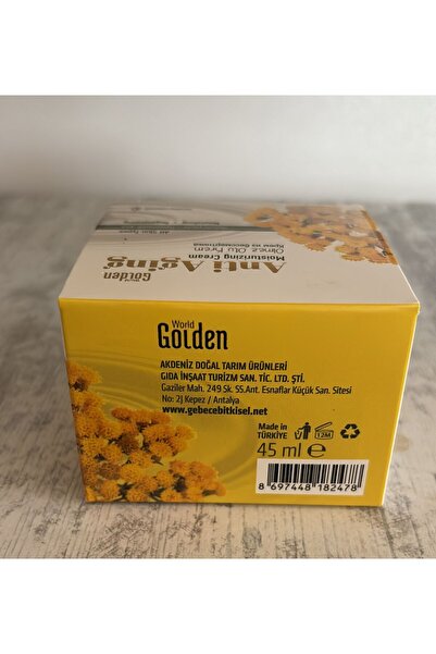 WORLD GOLDEN W.GOLDEN ANTİ AGİNG ÖLMEZ OTU KREMİ