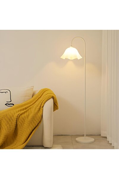 Arabest Flower Shape Floor Lamp, Modern Tall Standing Light with Acrylic Shad...