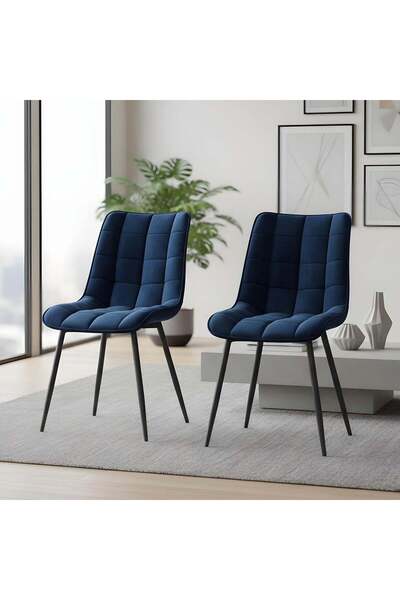 Elindor Set de 2 scaune ergonomice de bucătărie Elindor®, lățime șezut 46 cm,...