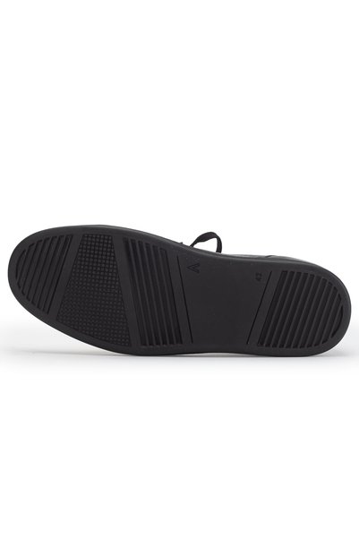 PANORAMA Adidași pentru bărbați din piele naturală cu talpă plată
