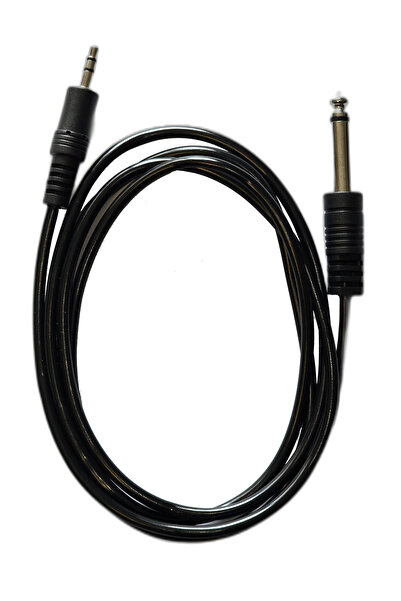 chester 6.35 mm to 3.5 mm Aux Ses Kablosu - 1,5 Metre Gitar Amfi Hoparlör ve ...