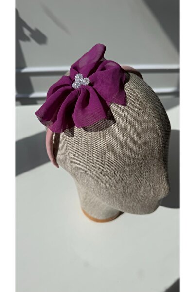 SUBU Κορώνα με λεπτομέρεια από σιφόν κορδέλα και μαργαριτάρια