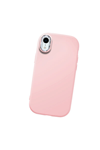 Hontinga iPhone Xr Compatible Camera Protected Pink Soft Silicone Phone Case ...