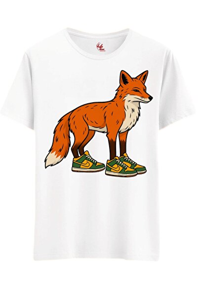 Rabona Fashion Tricou pentru copii cu design Fox in Sneaker Chase