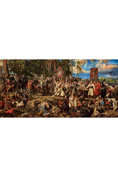 Castorland Puzzle 4000 pieces - Art Collection - Kosciuszko at Raclawice, Jan...