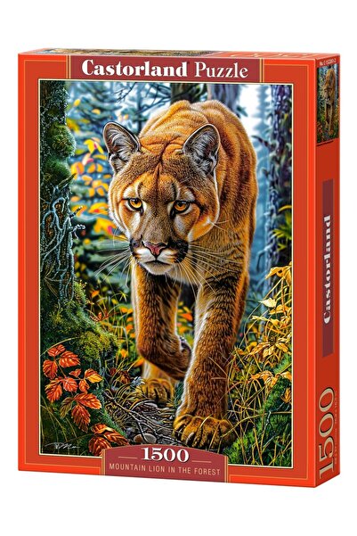 Castorland Puzzle 1500 piese - Mountain Lion In The Forest (Castorland-152261)