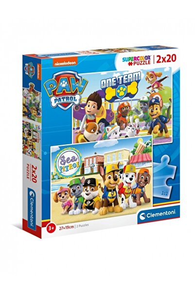 CLEMENTONI Παζλ 2x20 τεμάχια - Paw Patrol (Clementoni-24779)