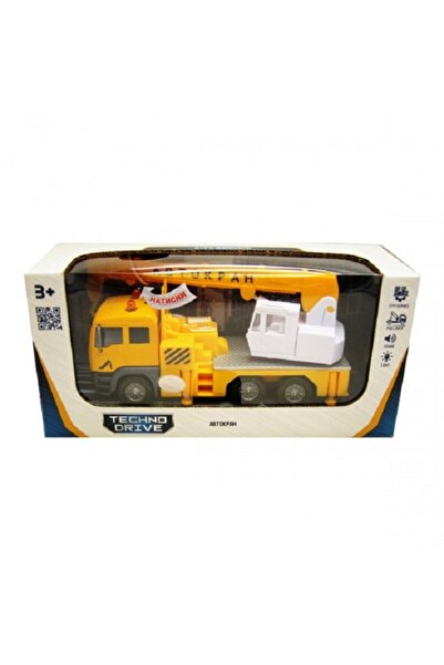 Noname Macheta Camion Macara cu sunete si lumini, 15cm, TechnoDrive