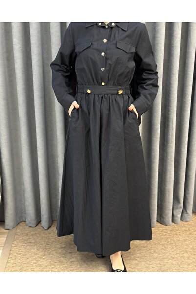 Missemramiss 5280 Nakışlı kemerli Elbise