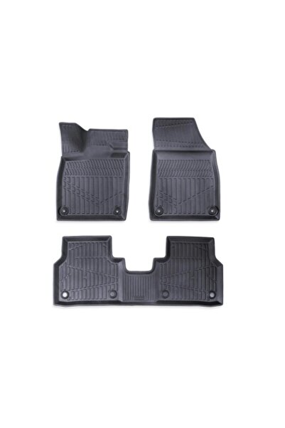 DELUXETUNING Set covorașe de cauciuc pentru interior pentru Skoda Elroq 2025->