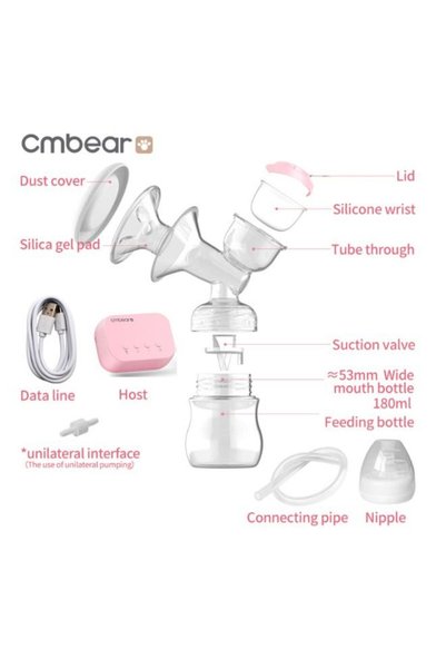 Cmbear مضخة حليب كهربائية متعددة الأوضاع قابلة للتعديل