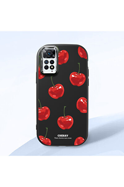 ucuc حافظة سيليكون سوداء متوافقة مع هاتف Redmi Note 11 Pro 4G/5G مع حماية للك...