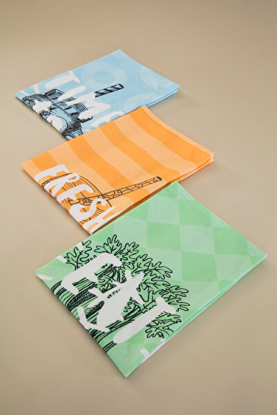 Maisonette Health 3-Piece Kitchen Towel Set