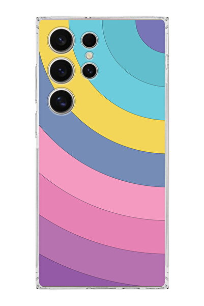 PrintiFy Samsung S26 Ultra Compatible Camera Protected Colorful B Design Tran...