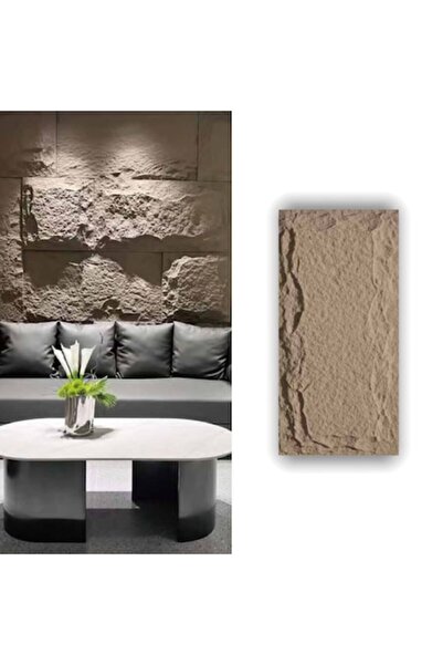 HOZRO Panouri de perete 3D HOZRO, tip piatră pentru decorațiuni interioare, 6...