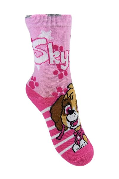 PAW PATROL Șosete pentru fete, 75% bumbac, Skye, roz deschis