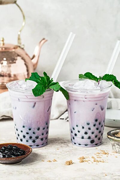 SELANİKLİ BUBBLE TEA PİPET ÇAP:10 MM BOY:22,5 CM PAKET:100 LÜ ŞEFFAF