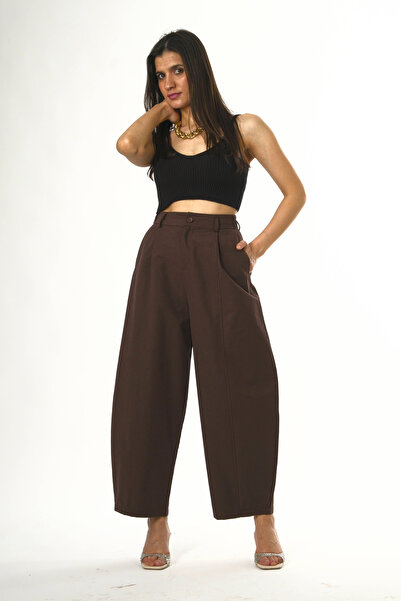 ABBRA Women's Cotton Pack Elastic Waist Shalwar Trousers