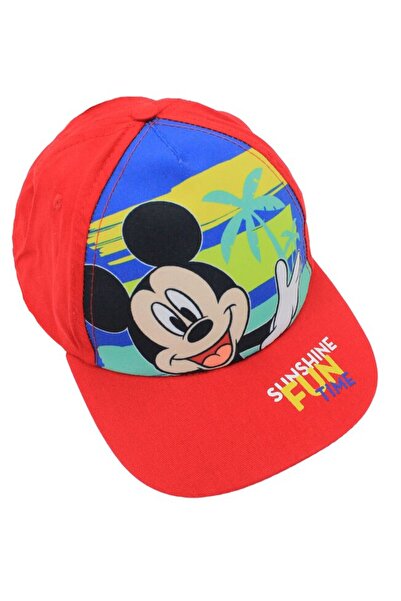 Disney Boys Cap, Sunshine Fun Time, Mickey, Red