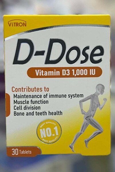 HEALTH HOUSE PHARMACY D-Dose Vit D3 1000 IU Tablets 30s