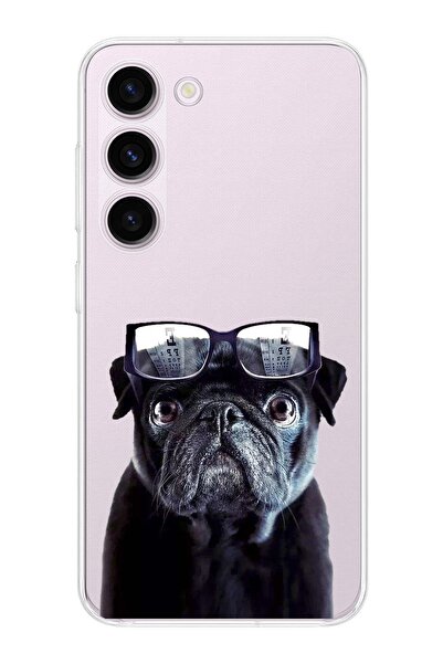 PrintiFy حافظة شفافة 1mm قصة ضيقة Dog 3 050f مطبوع متوافقة مع هاتف سامسونج جا...