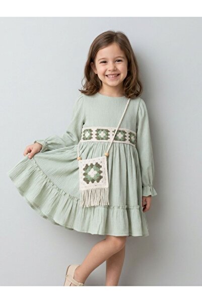 Cherrys Bebek Rochie pentru fetiță cu geantă Suzene