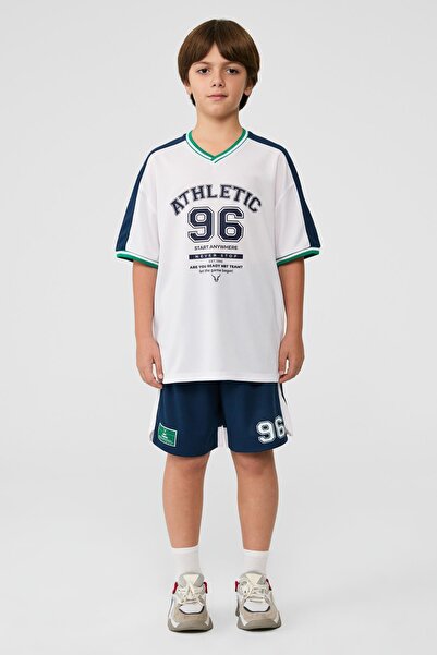 NBT JEANS BG Store Λευκό μπλουζάκι για αγόρι