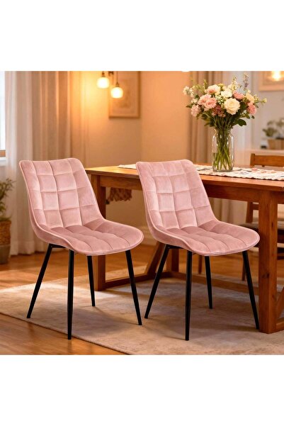 Elindor Set de 2 scaune ergonomice Elindor®, contemporane, lățime șezut 46 cm...