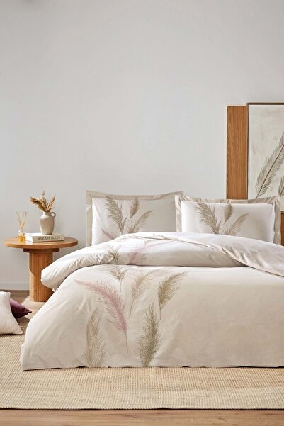 Özdilek Ranforce -Mischantus Krem- Tek Kişilik Nevresim Takımı