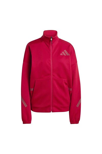 adidas Women's Burgundy Jacket W Z.N.E. Tt Kc7736