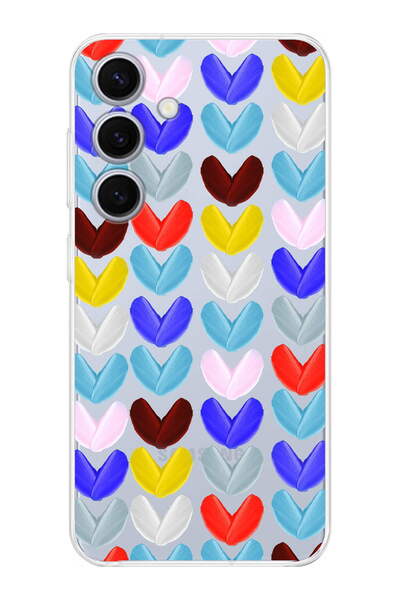 PrintiFy Water Color 1 Camera-Protective Clear Case Compatible with Samsung G...