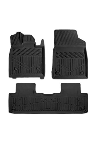 DELUXETUNING Set covorașe auto din cauciuc BYD Seal-U 2024->, formă 3D a tăvii